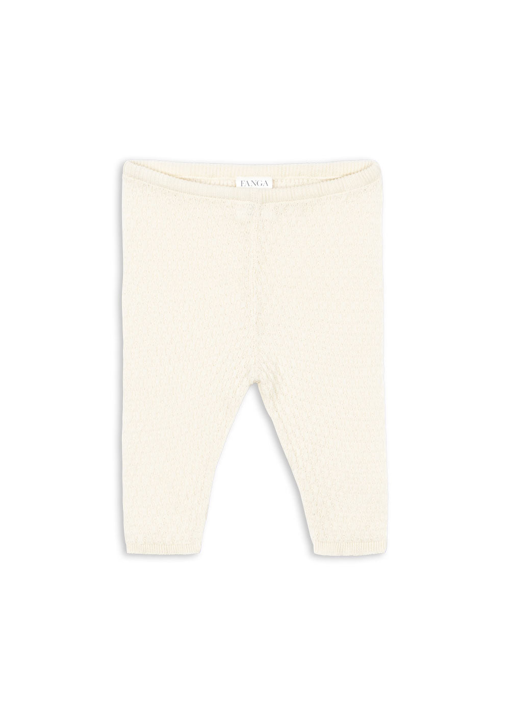 Venti Pointelle Pants - Antique White