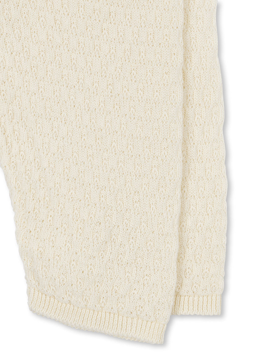 Venti Pointelle Pants - Antique White