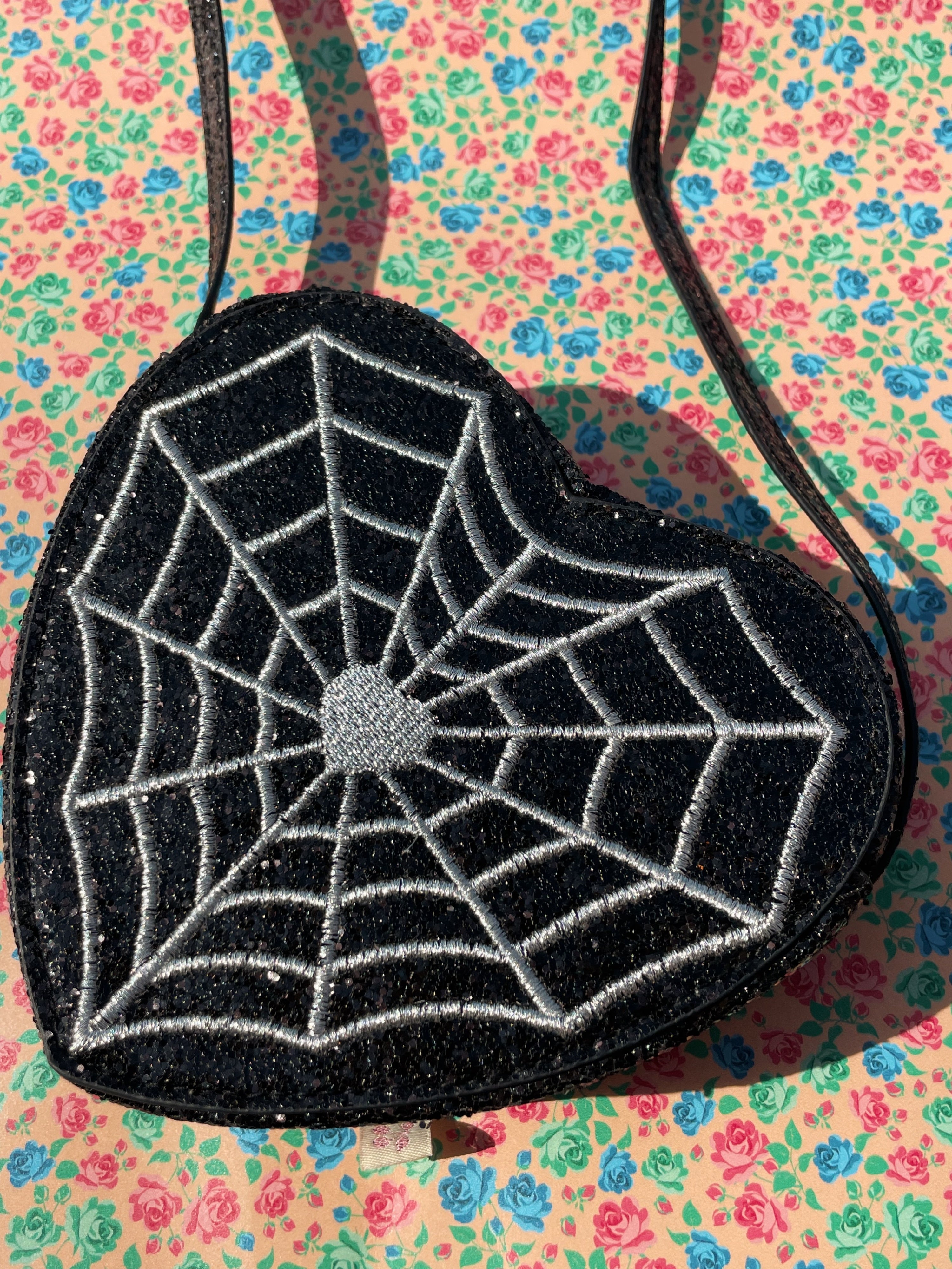 Tut Shoulder Bag - Black Spider Web (Preorder)