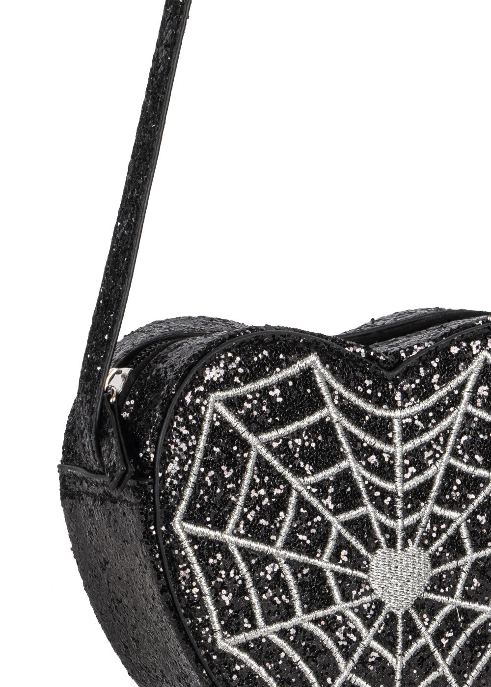 Tut Shoulder Bag - Black Spider Web (Preorder)