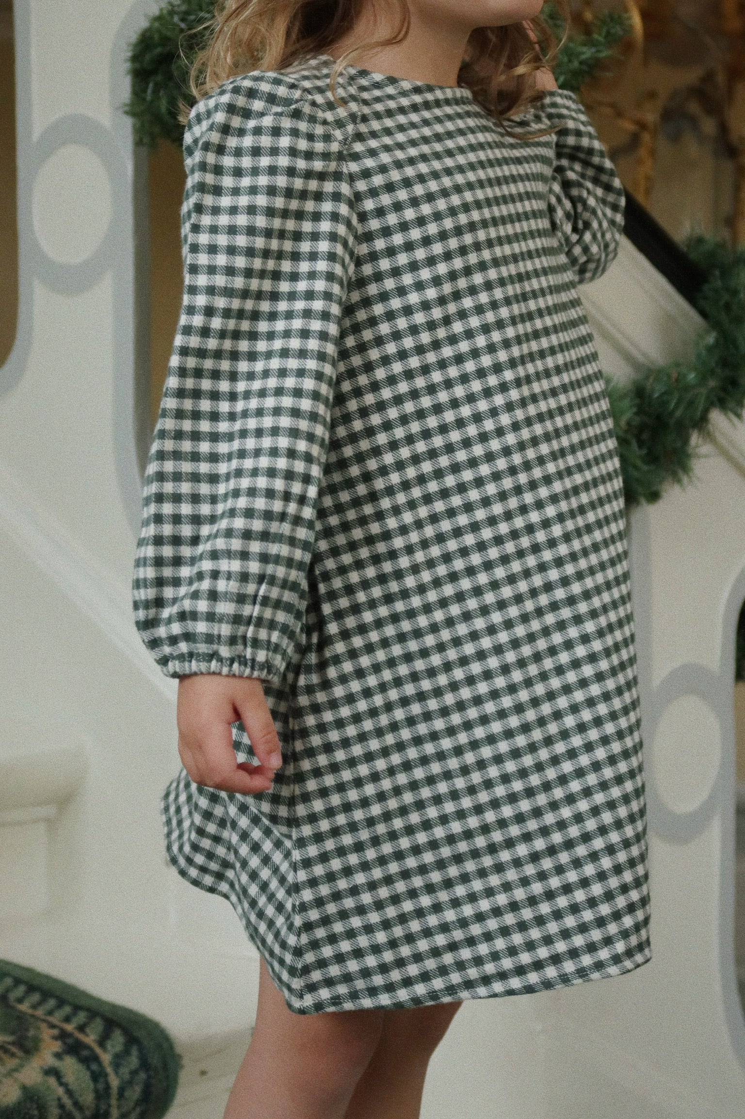 Foret Dress Gots - Green Check