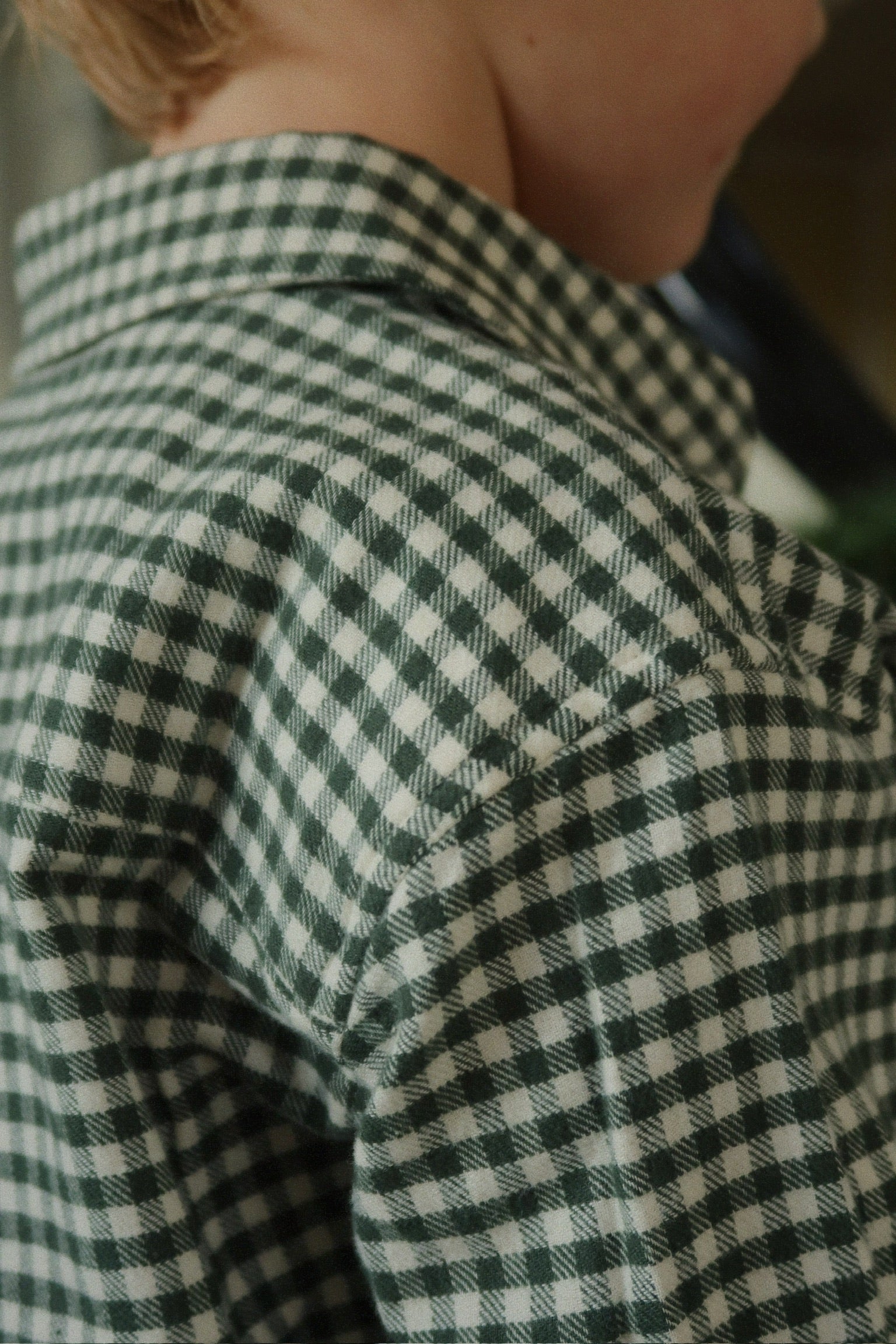 Foret LS Shirt Gots - Green Check