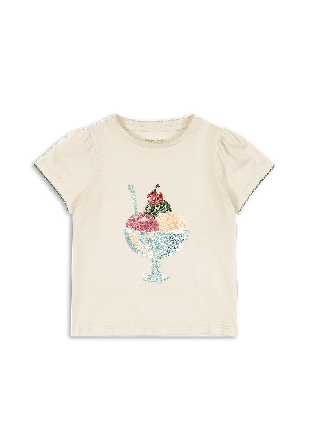 Famo Puff Tee GOTS - Buttercream