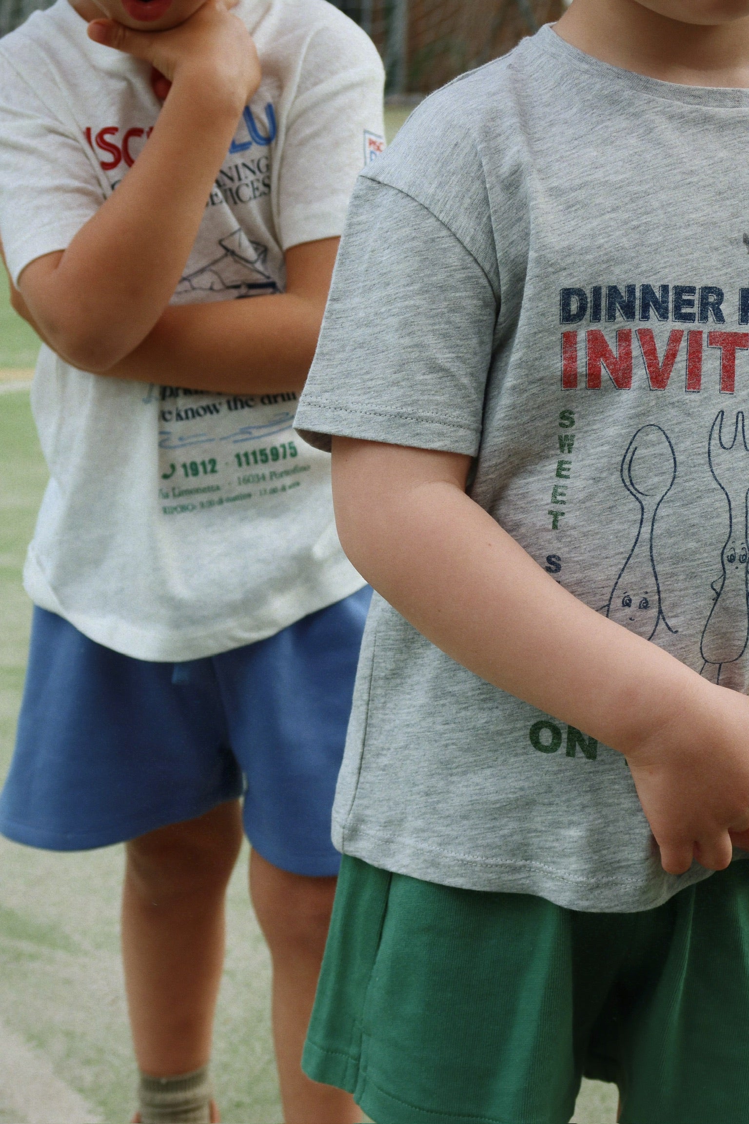 Famo Tee GOTS - Grey Melange