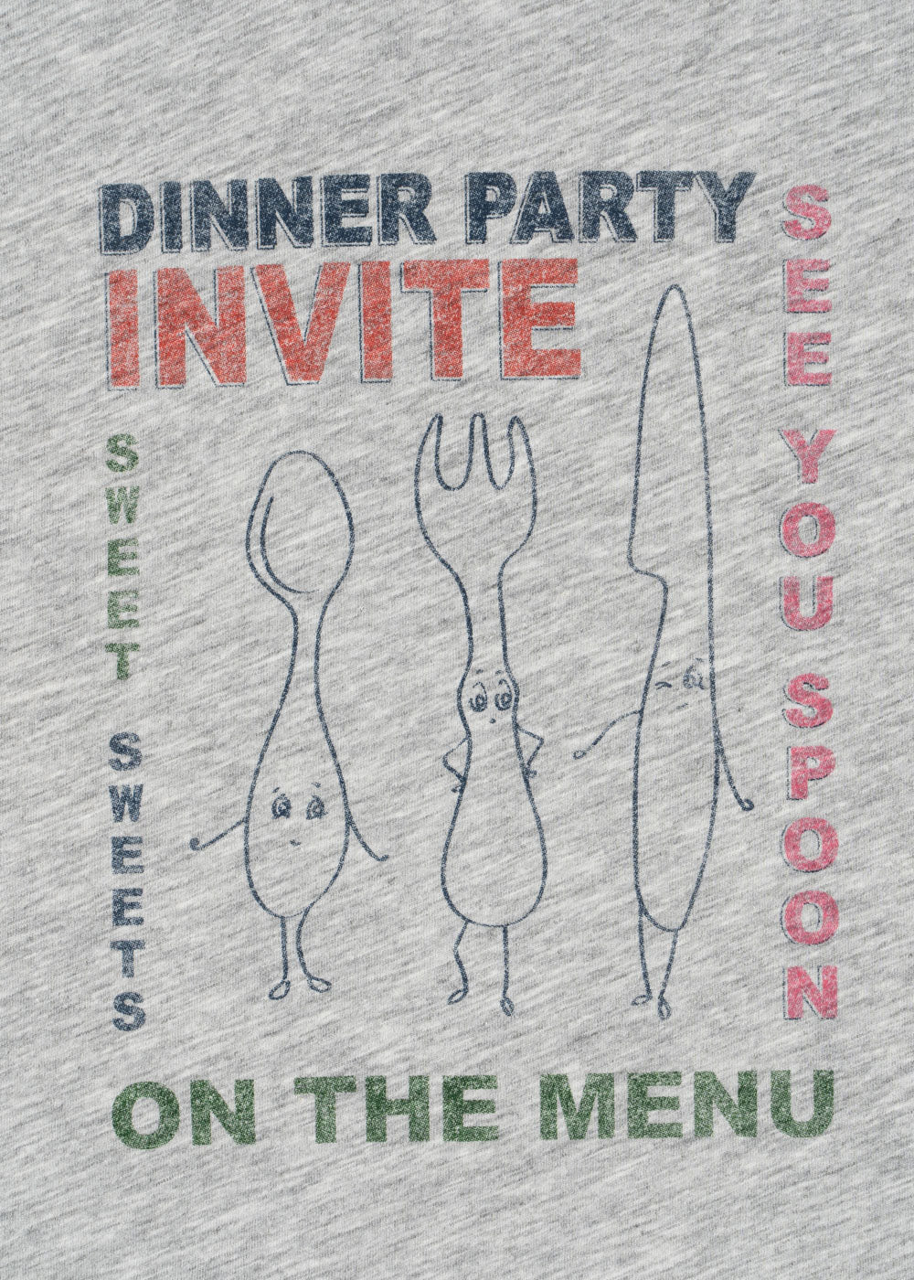 Famo Tee GOTS - Grey Melange