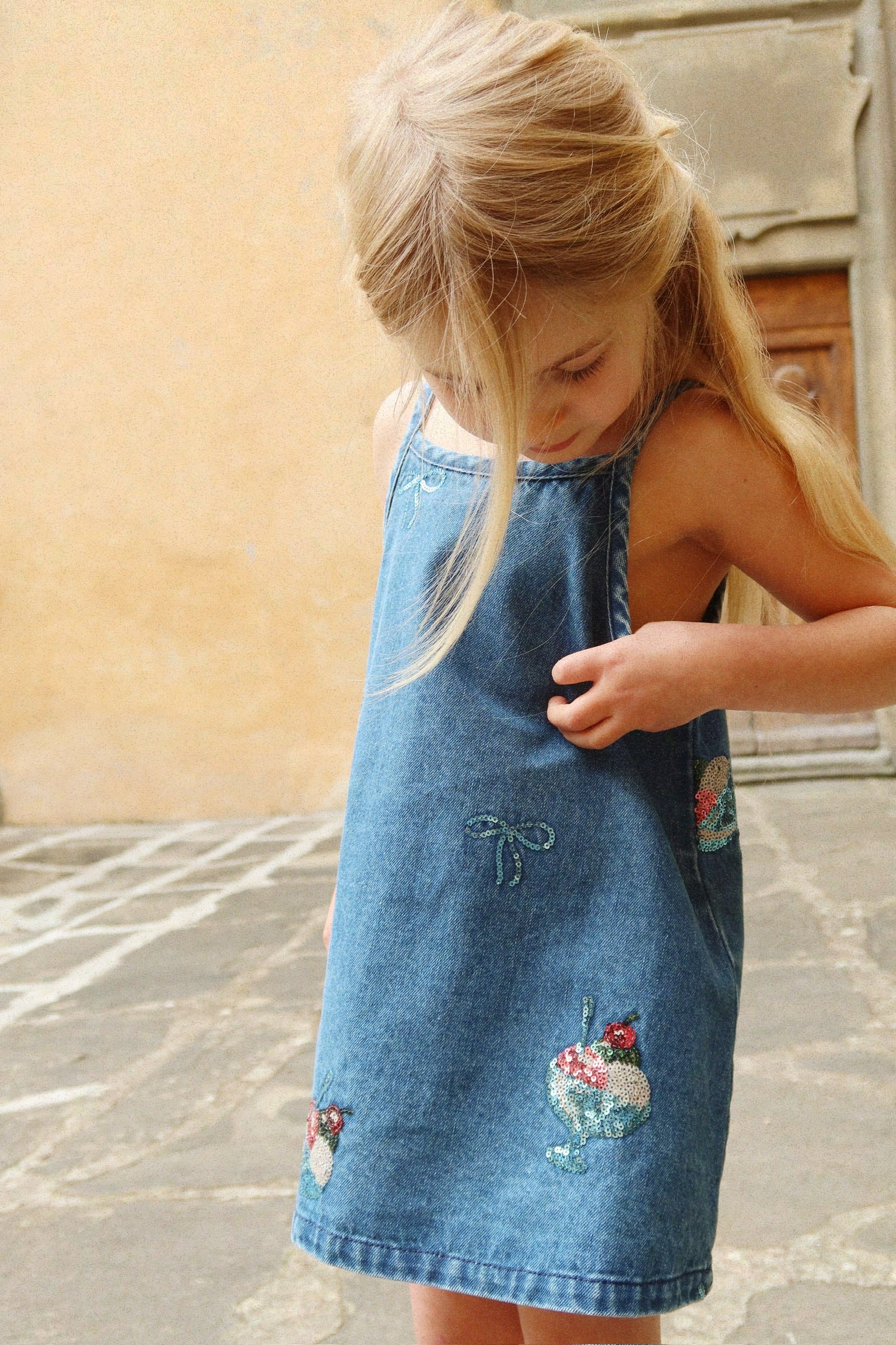 Magot Sequin Strap Dress GOTS - Gelato