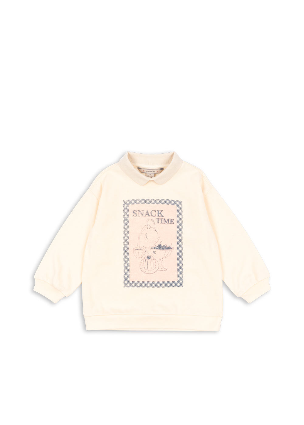 Spotty LS Polo - Buttercream