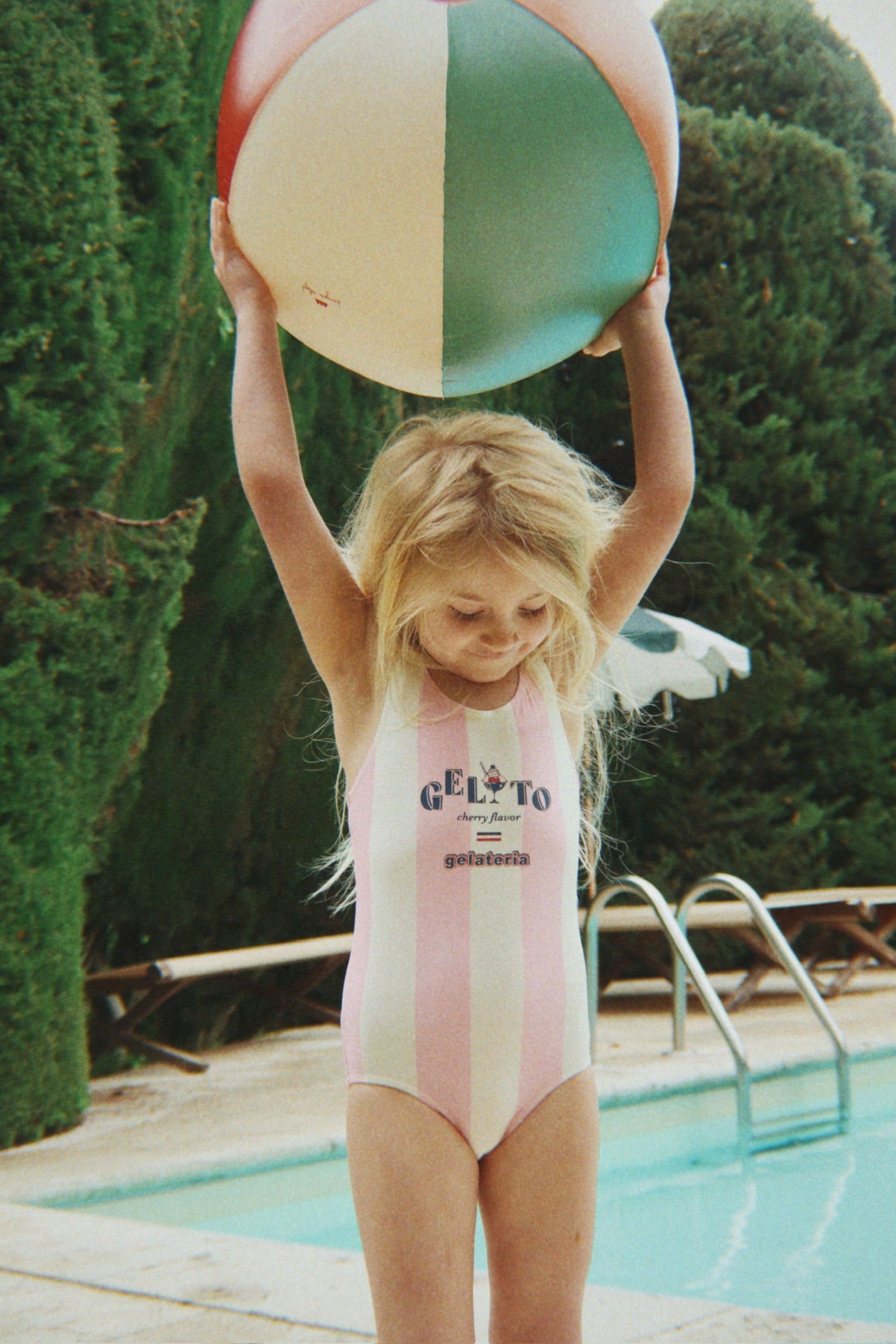 Pomia Swimsuit - Candy Rose Stripe