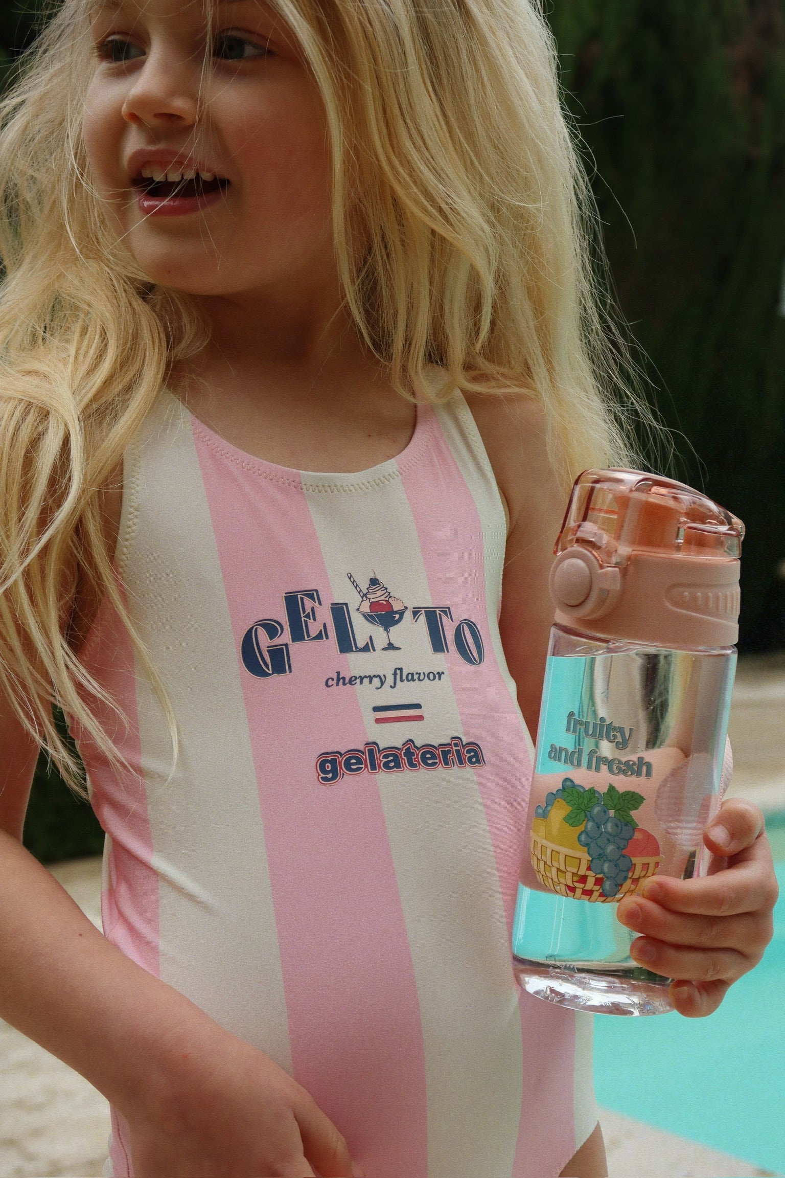 Pomia Swimsuit - Candy Rose Stripe