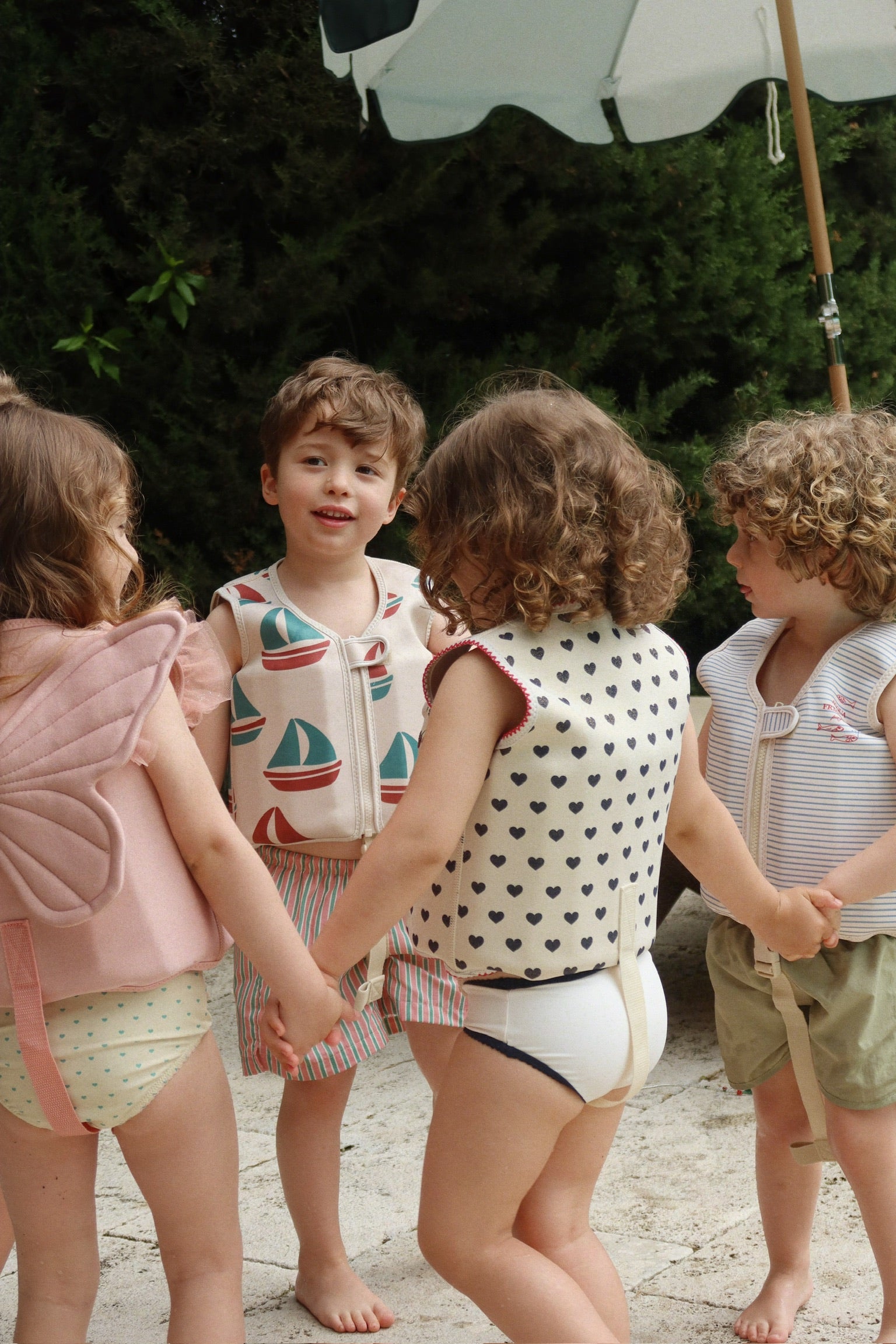 Piper Swim Vest - Powder Pink