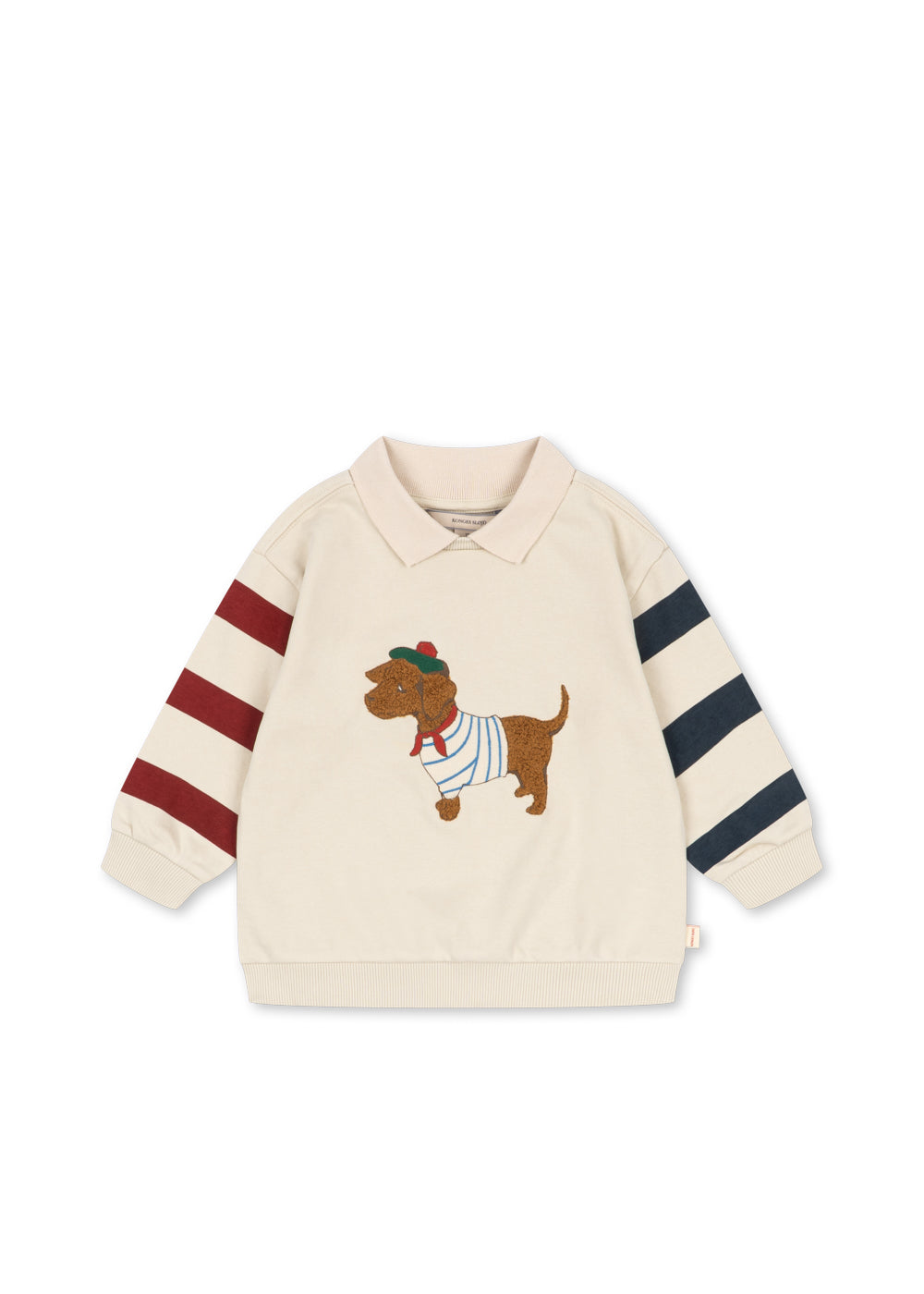 Spotty Sweat Shirt GOTS - Brown Rice