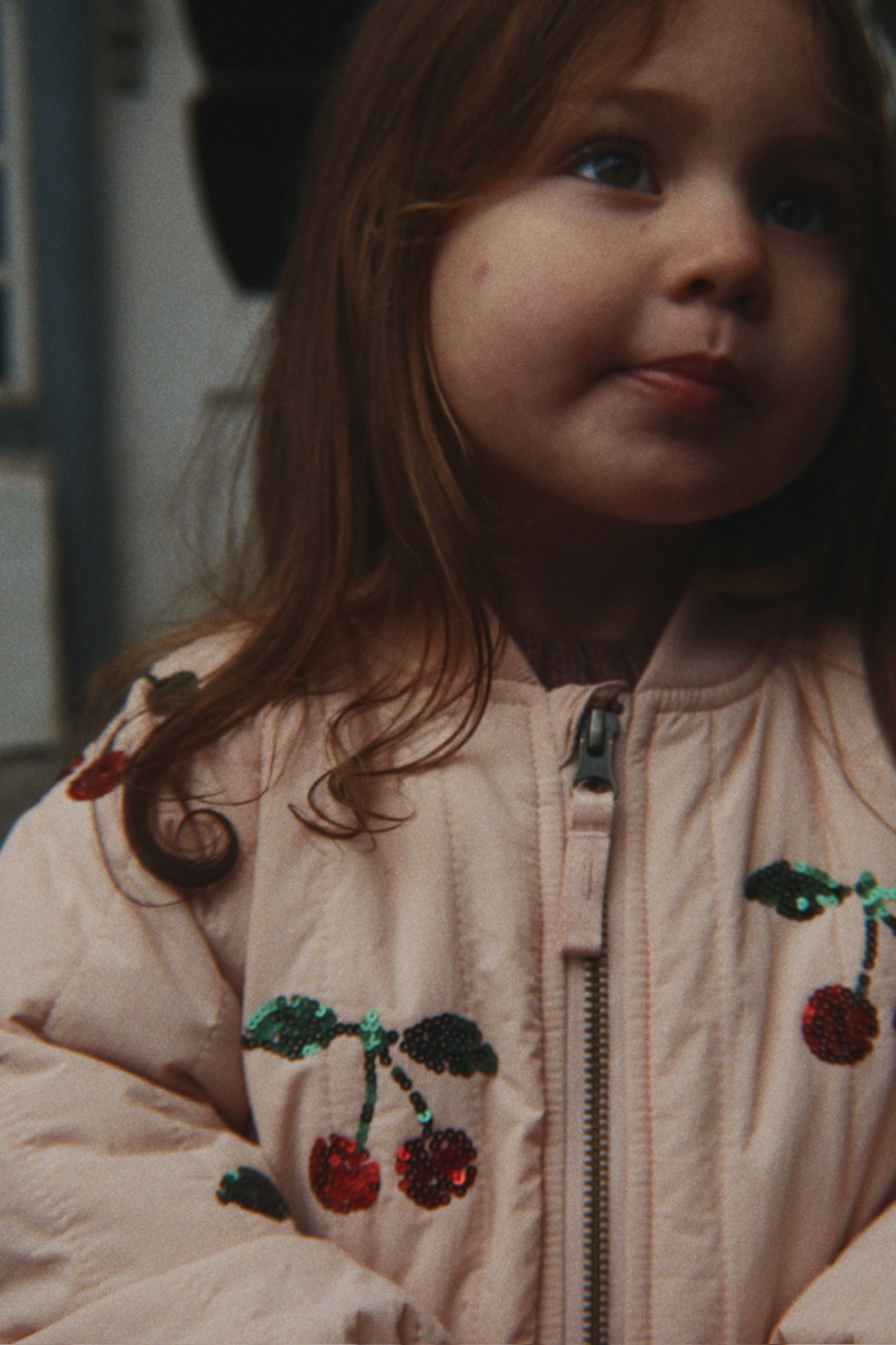 Juno Sequin Bomber Jacket - Cameo Rose