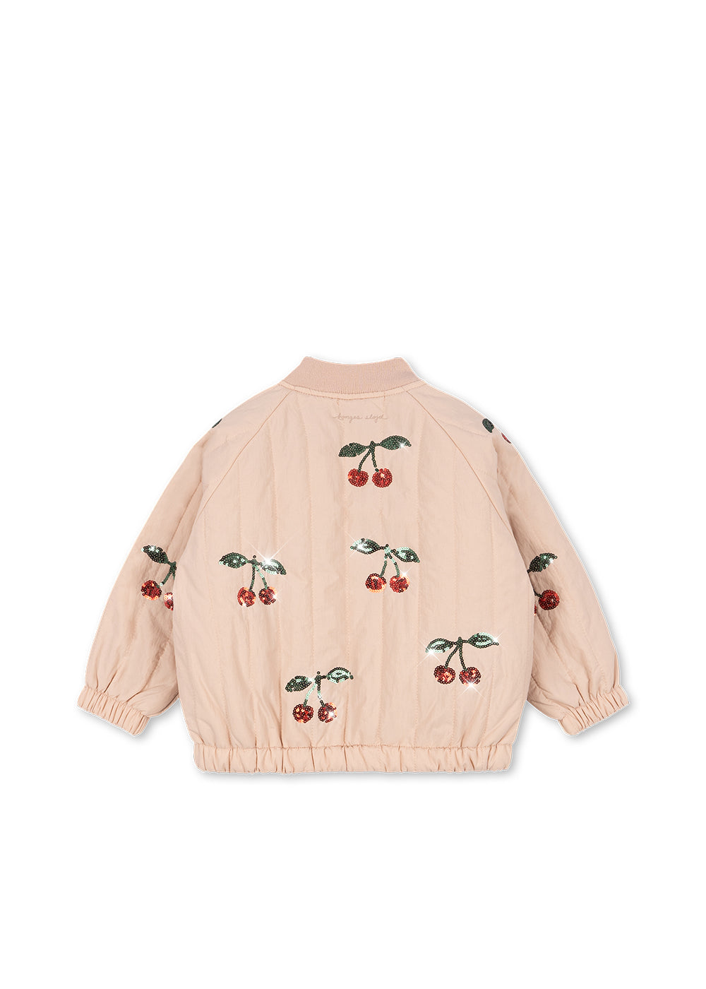 Juno Sequin Bomber Jacket - Cameo Rose