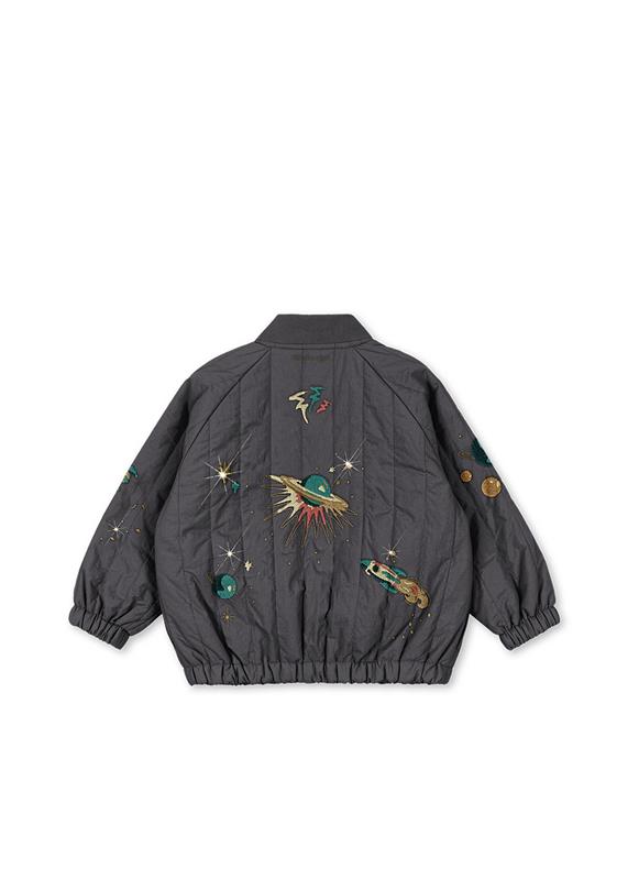 Juno Sequin Bomber Jacket - Magnet