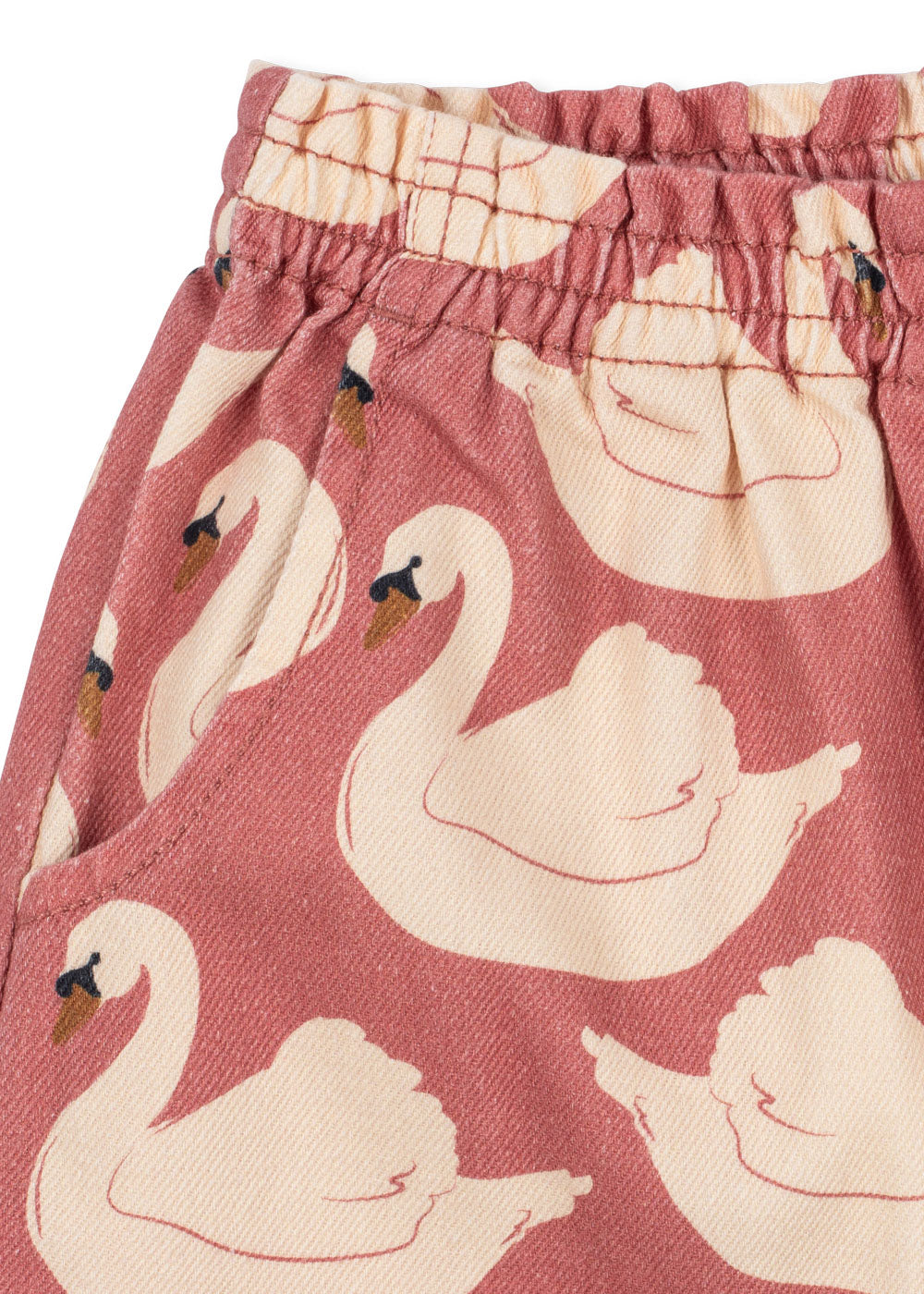 Magot Frill Pants GOTS - Swan Rose