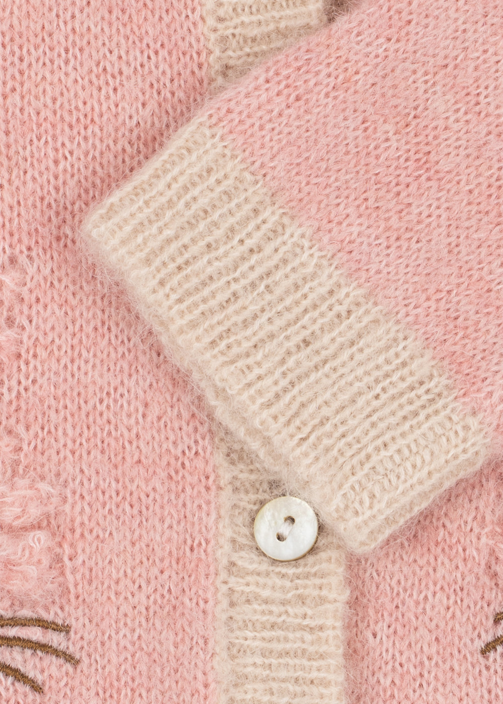 Kitty Cardigan - Silver Pink