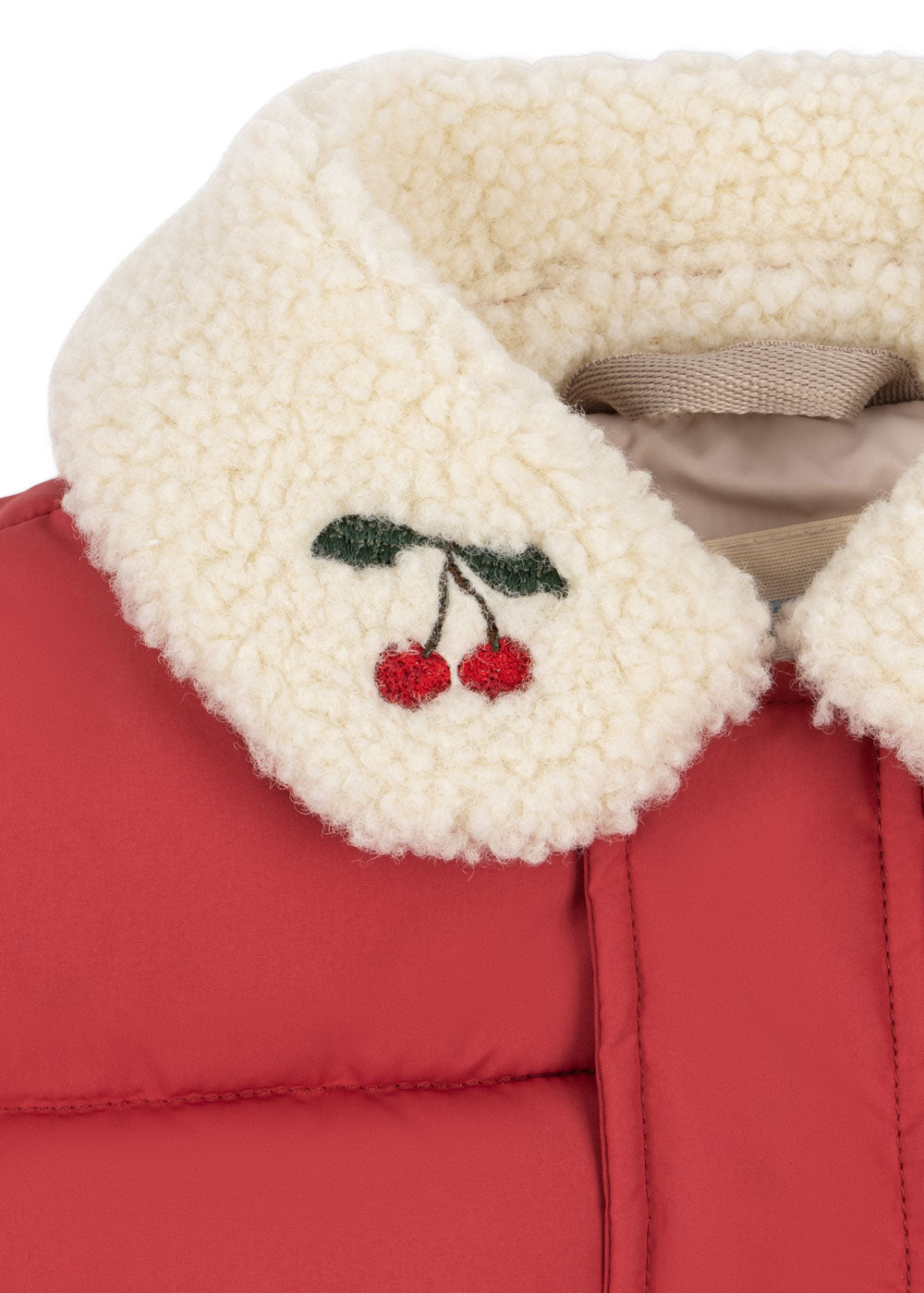 Alpi Collar Jacket  - Cardinal