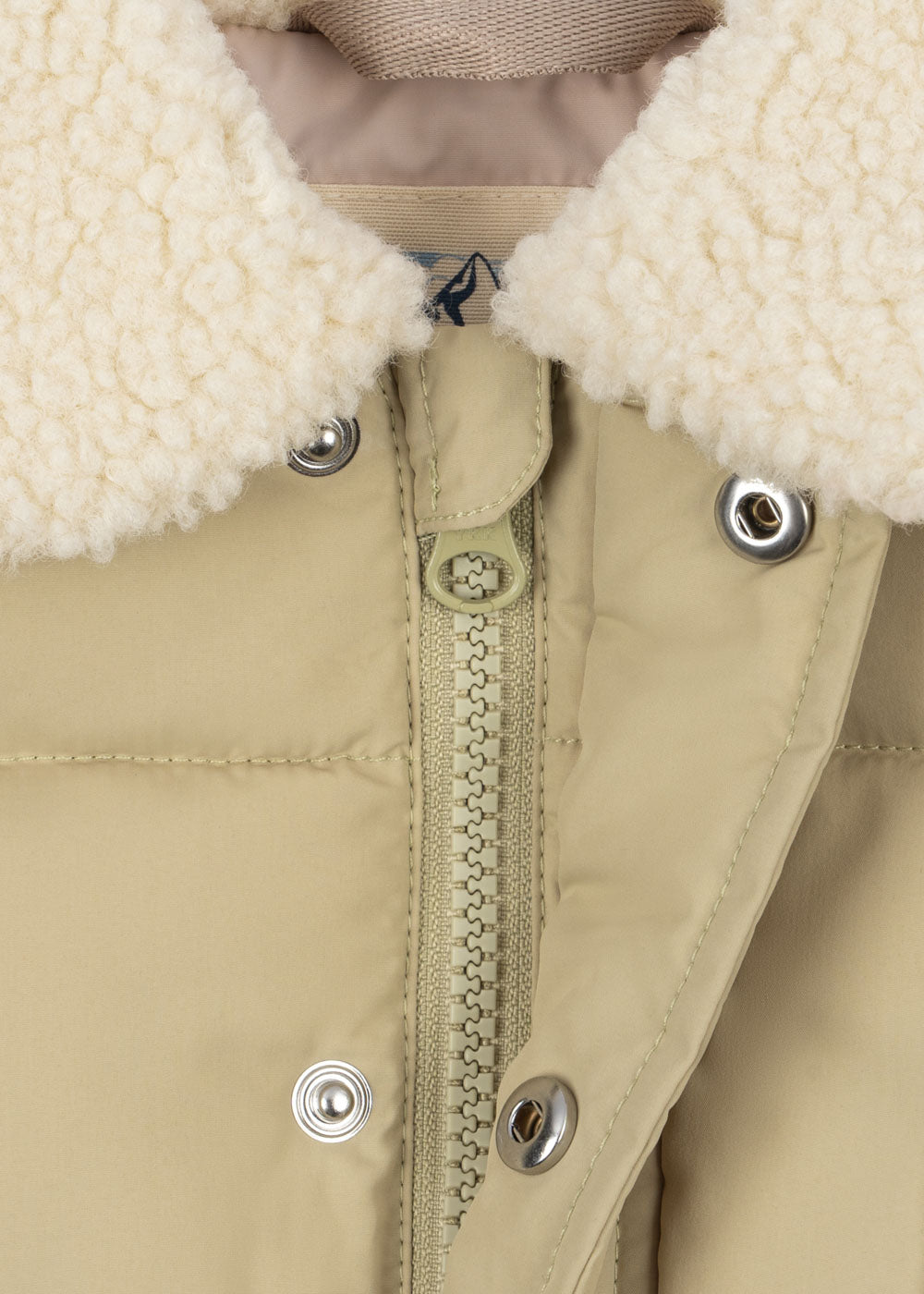 Alpi Collar Jacket - Pale Olive Green