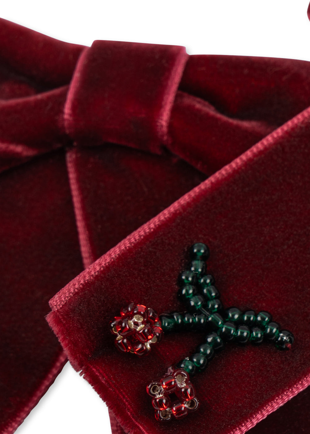 2 Pack Juliette Bow Hair Clip - Rio Red