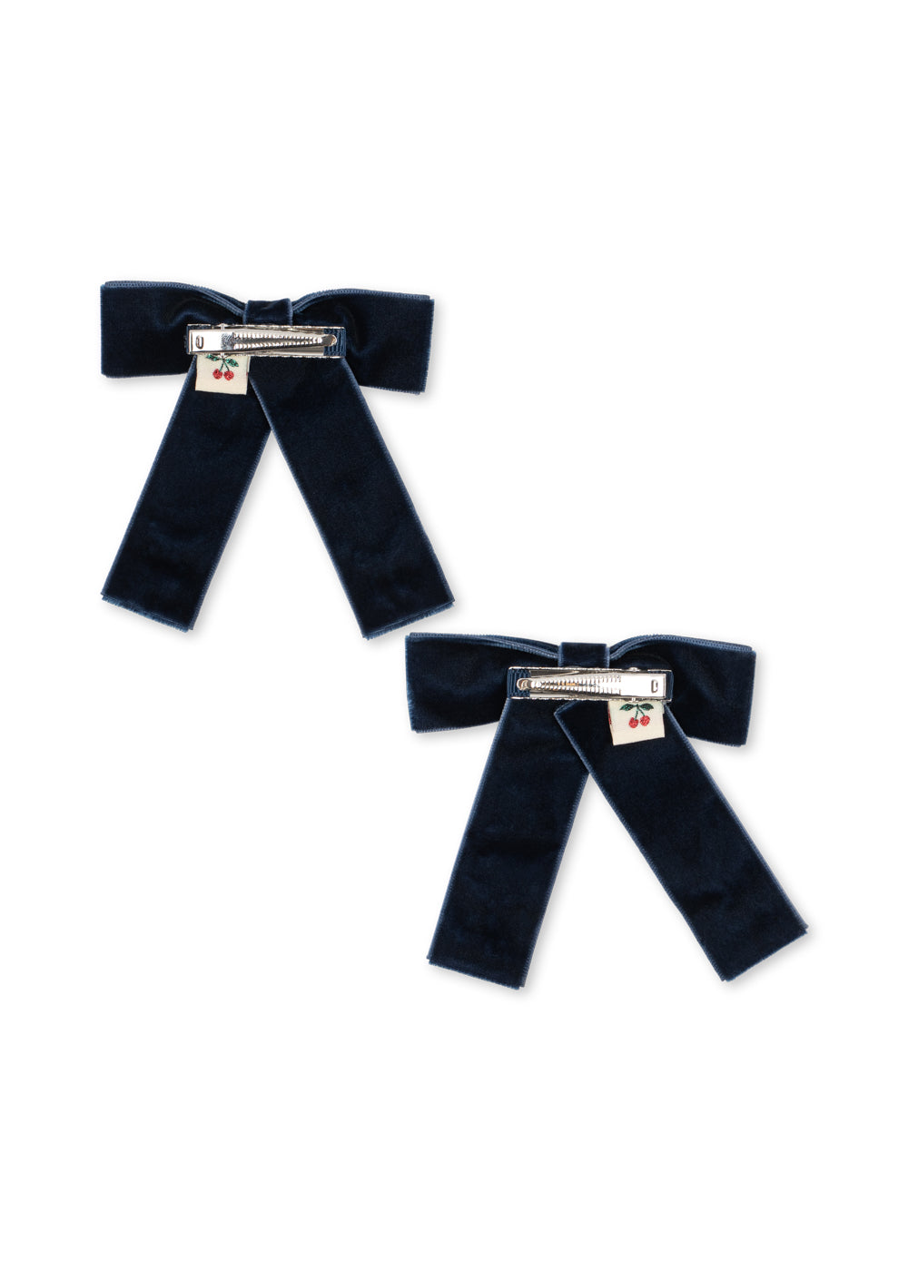2 Pack Juliette Bow Hair Clip - Navy
