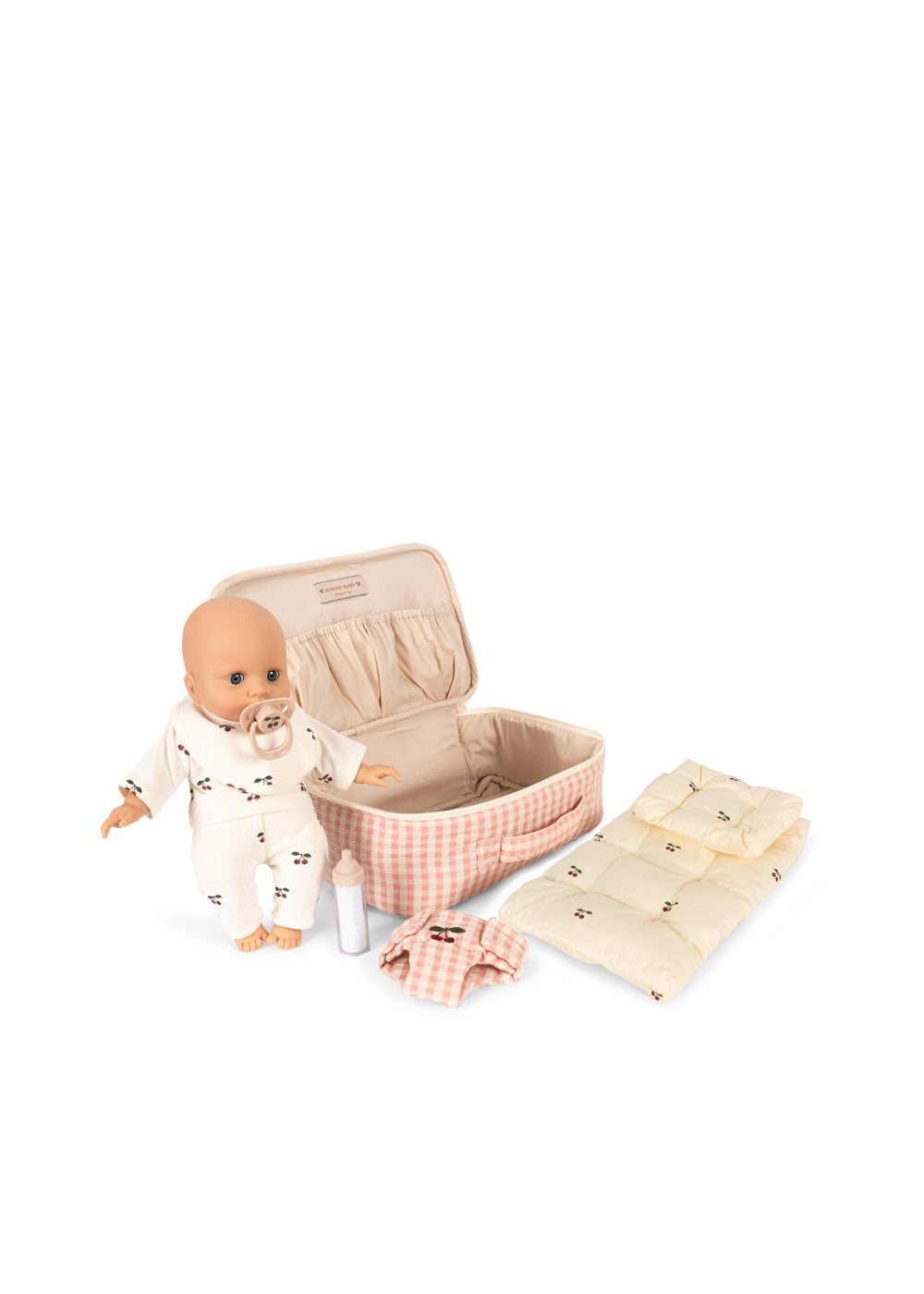 Baby Doll Nursery Suitcase - Pink Check