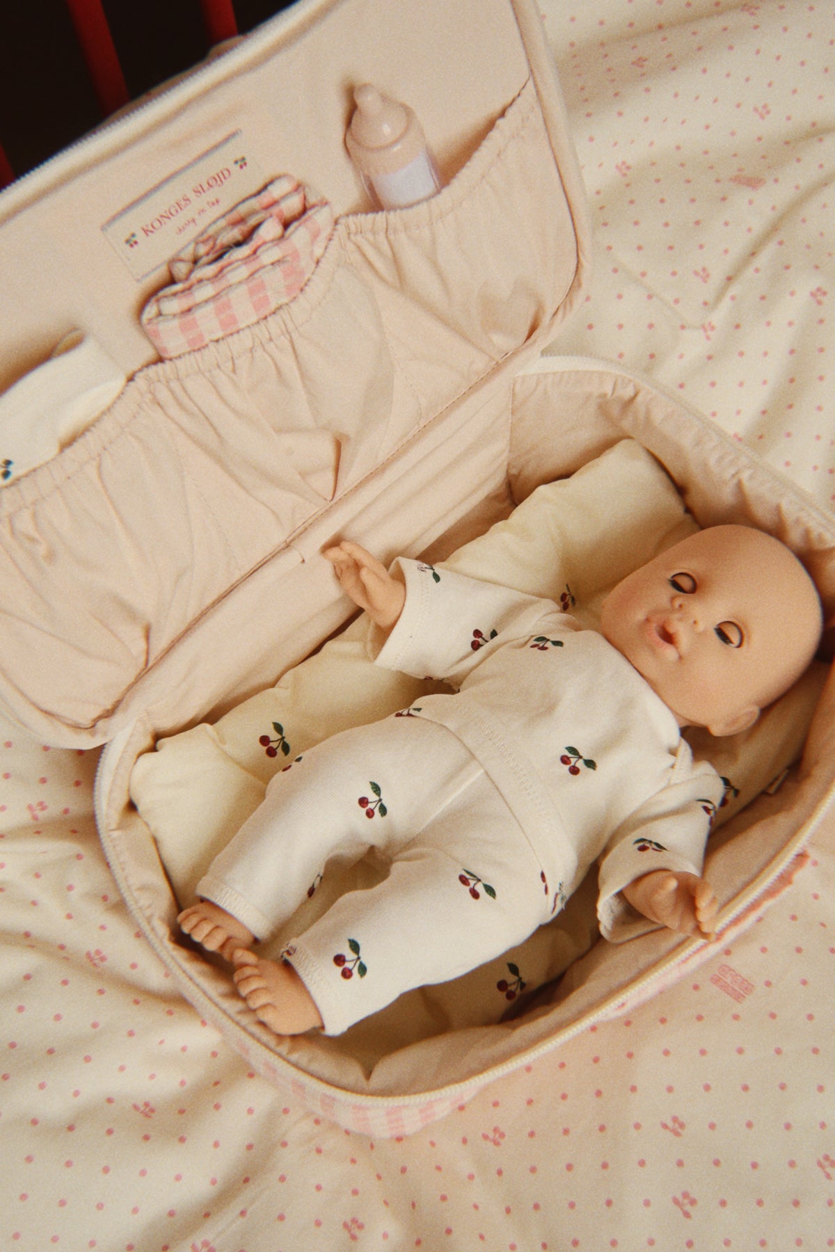 Baby Doll Nursery Suitcase - Pink Check
