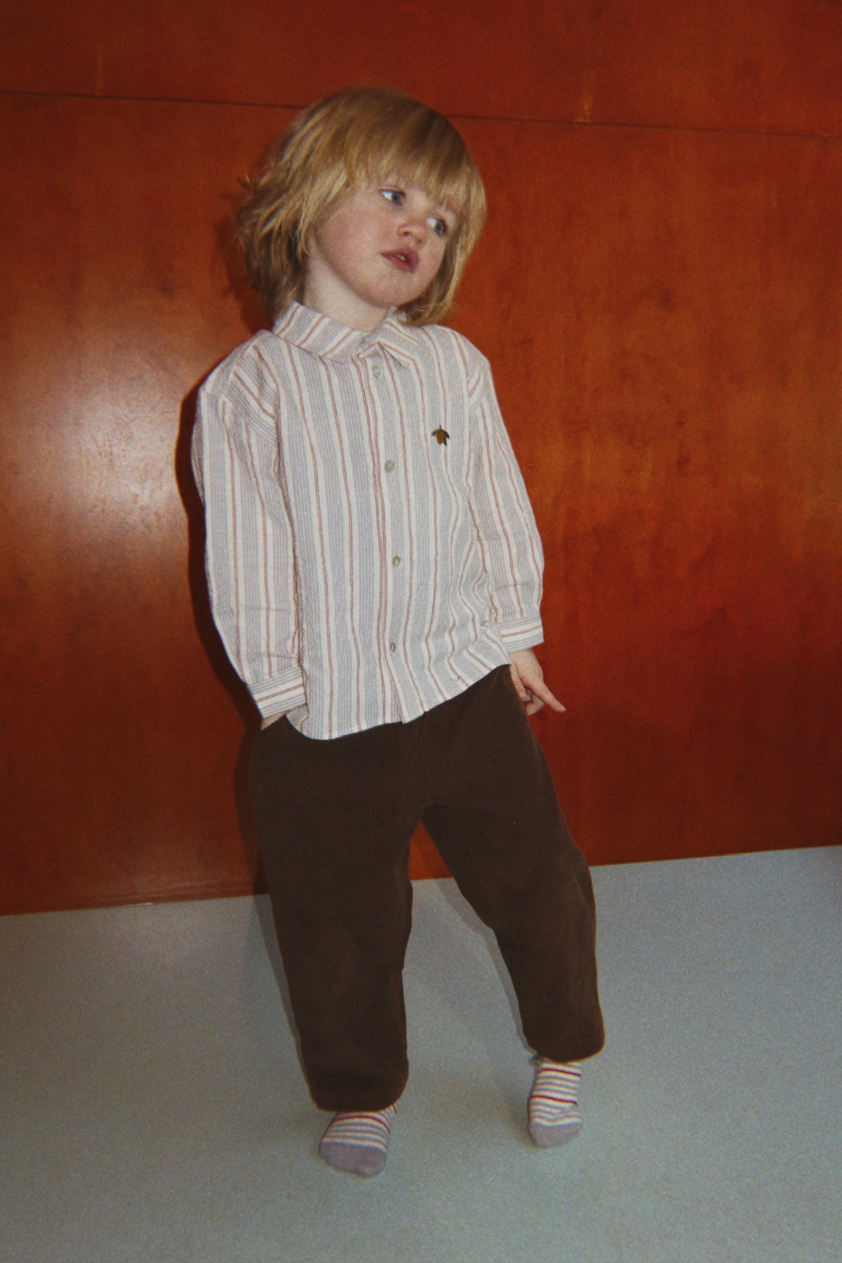 Elliot Long Sleeve Shirt - Tocororo Stripe