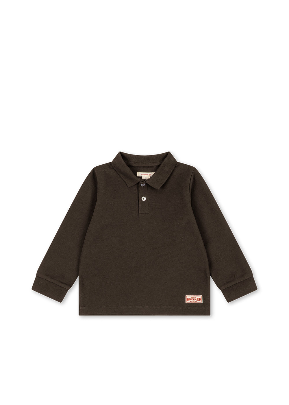 Florian Long Sleeve Polo GOTS - Slate Black