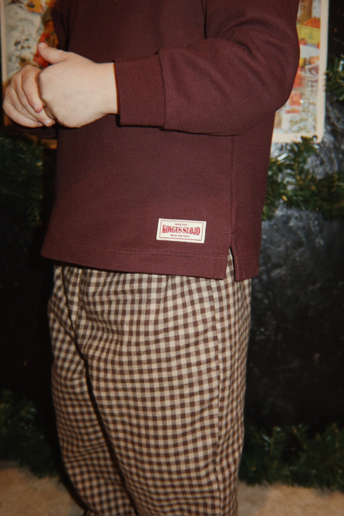 Foret Pants GOTS - Chocolate Check