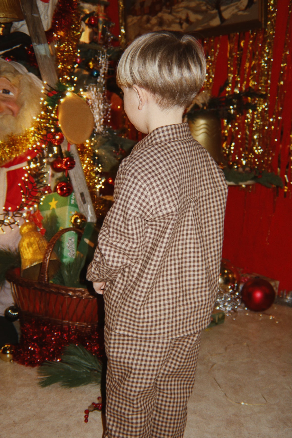 Foret Pants GOTS - Chocolate Check