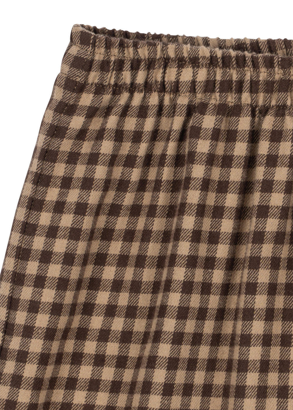 Foret Pants GOTS - Chocolate Check