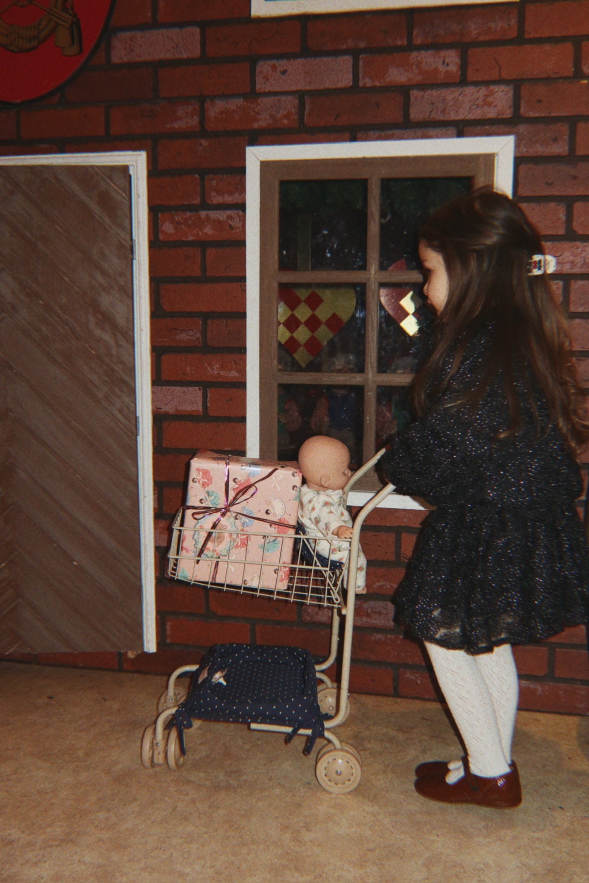 Kids Shopping Cart - Ditzy Dot