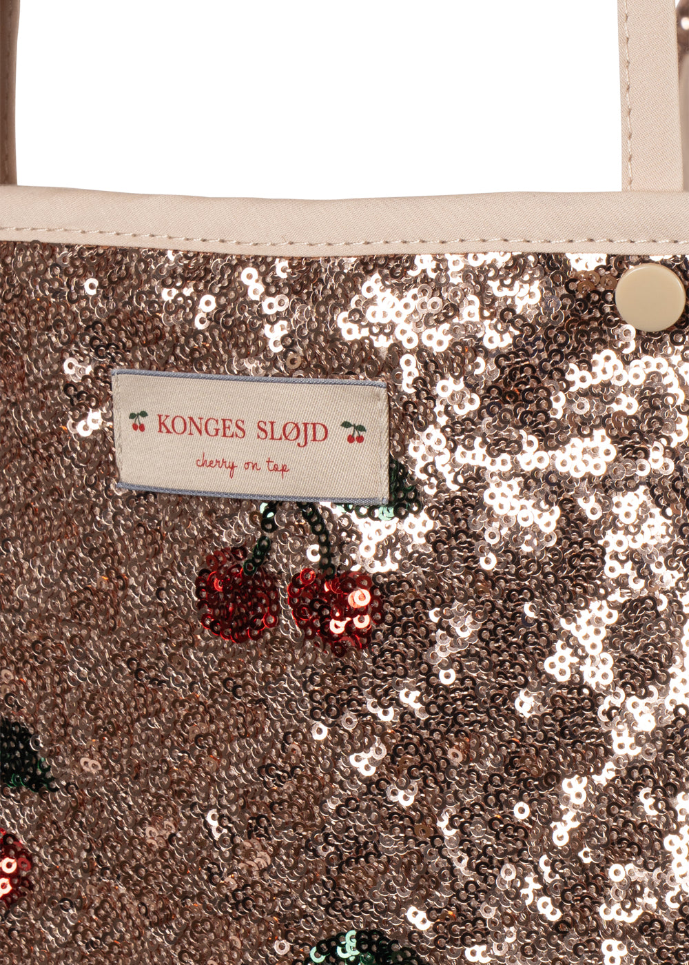 Sparkly Minnie Doll Pram - Cherry Sequin