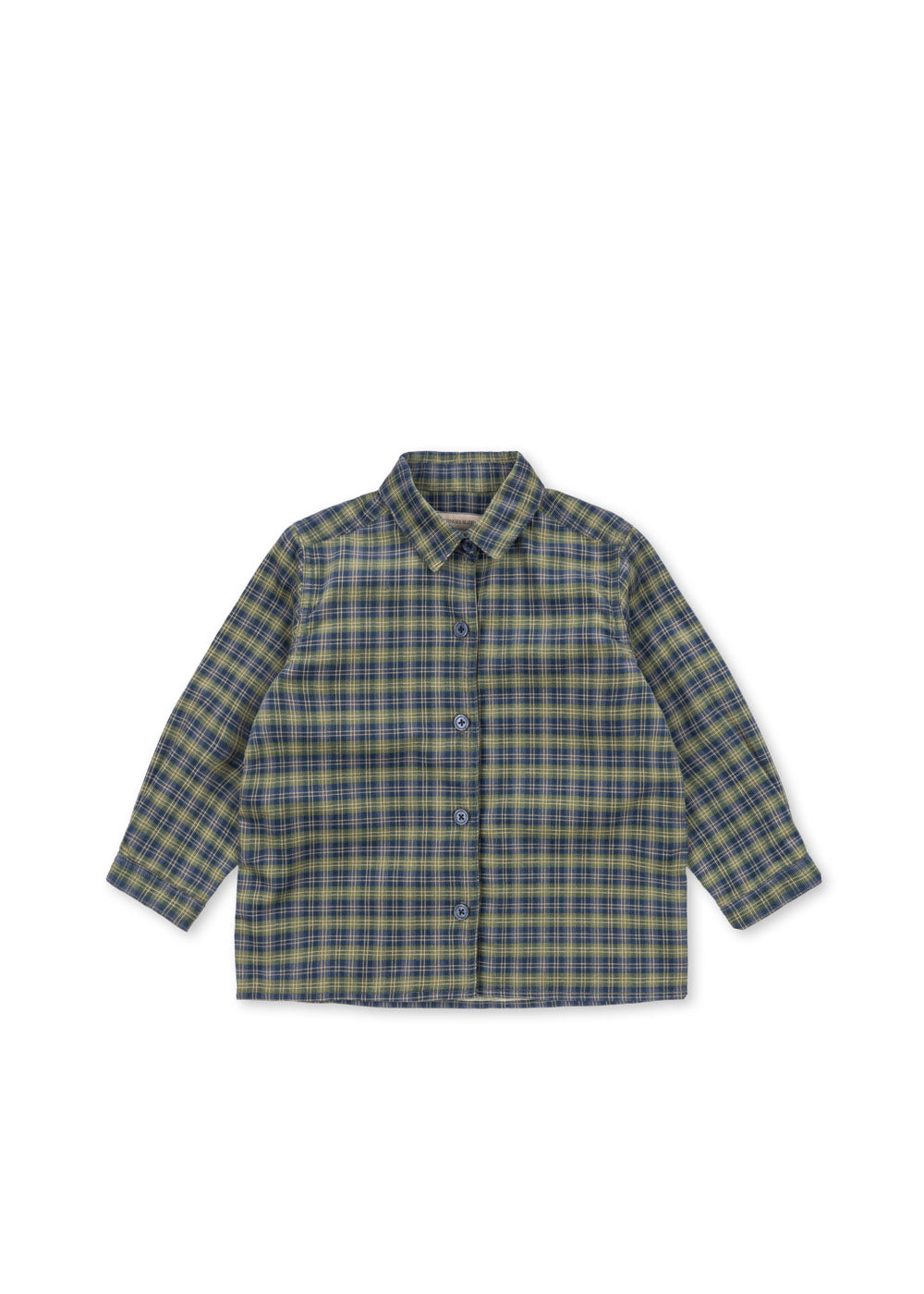 Cara Long Sleeve Shirt - Laurel Blue Check