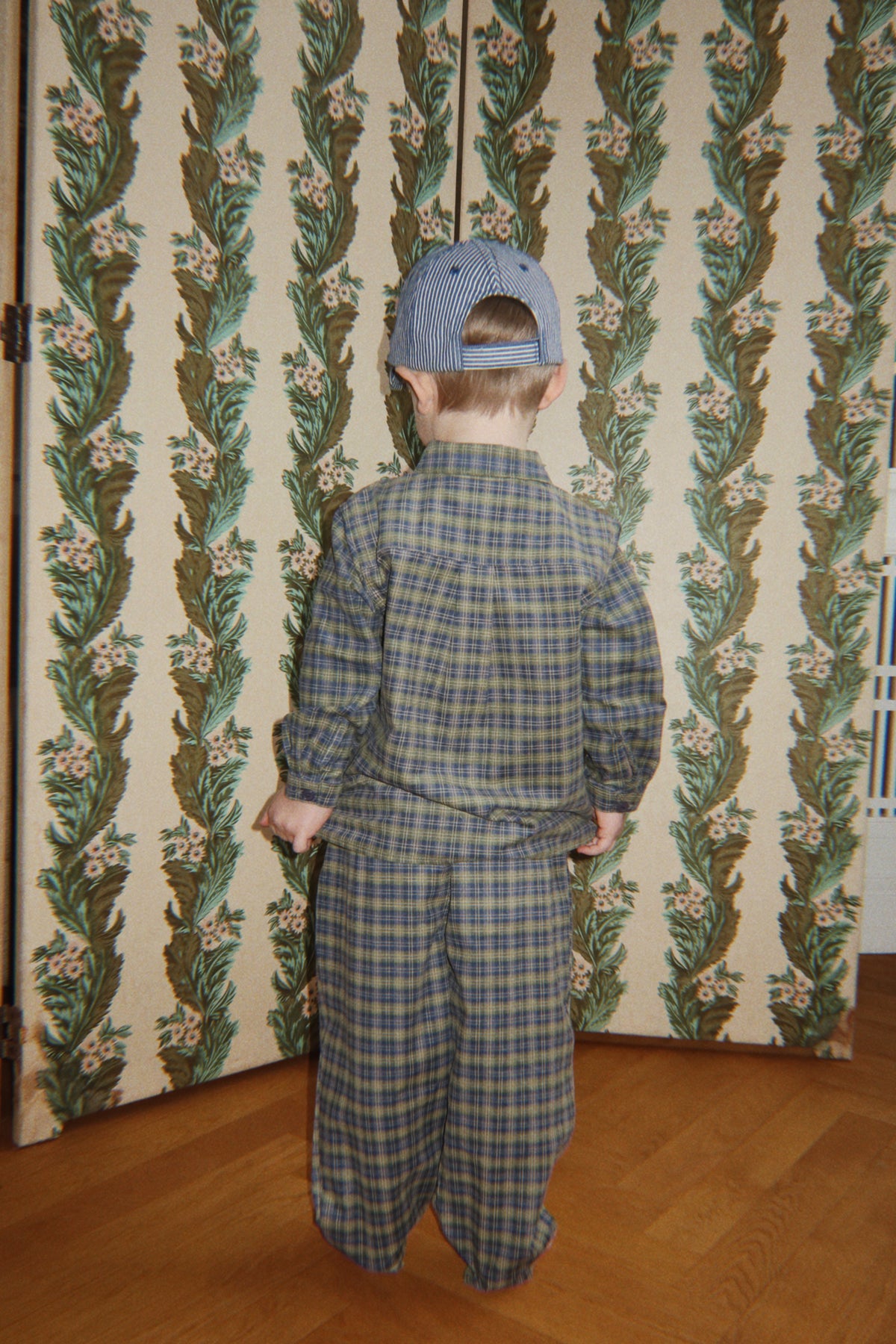 Cara Long Sleeve Shirt - Laurel Blue Check