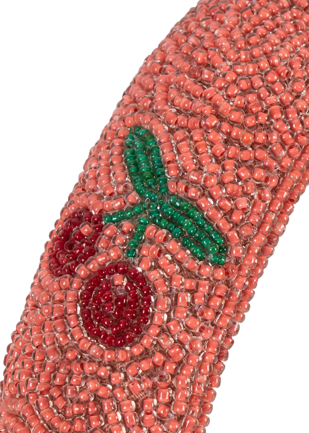Beaded Hairbrace - Cherry