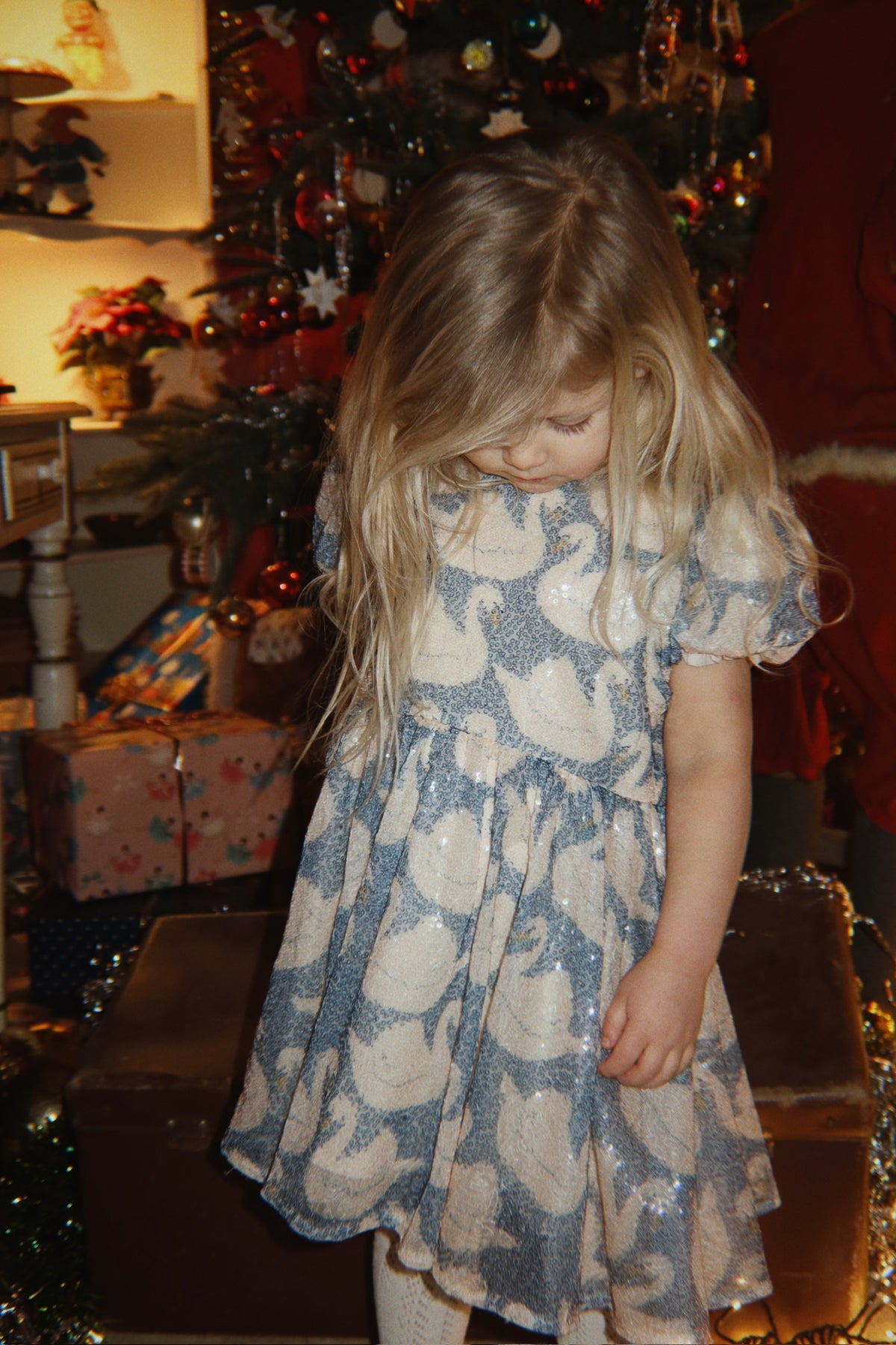 Starla Sequin Dress GRS - Swan