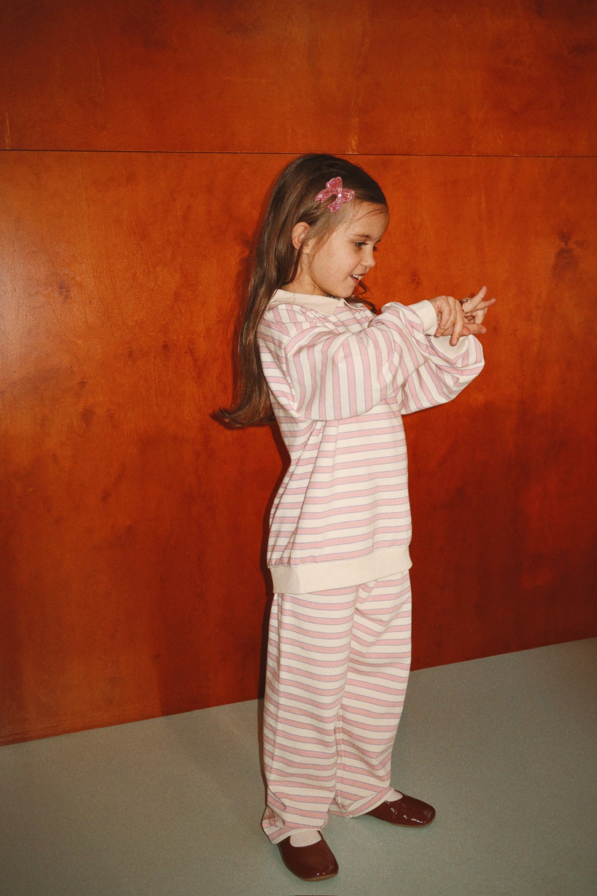 Spotty Sweatpants GOTS - Lolly Stripe