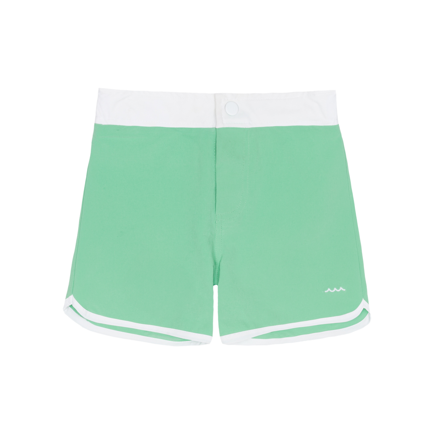 Boys Gustavia Green Board Shorts