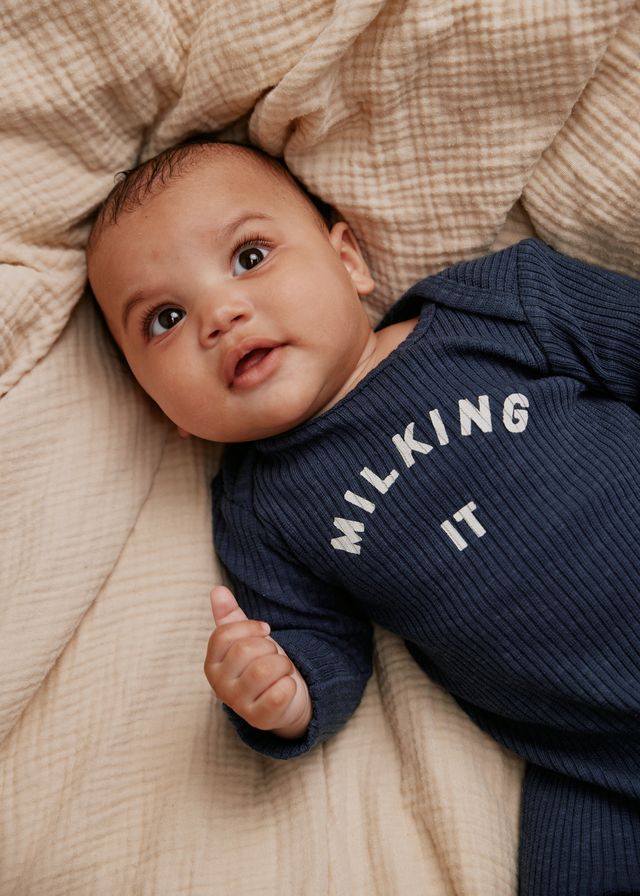 Milking It Navy Onesie