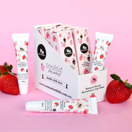 All Natural Strawberry Lip Gloss - No Nasties