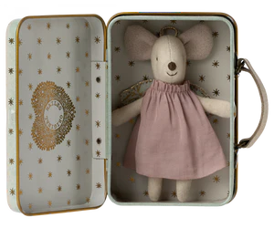 Angel Mouse in Suitcase