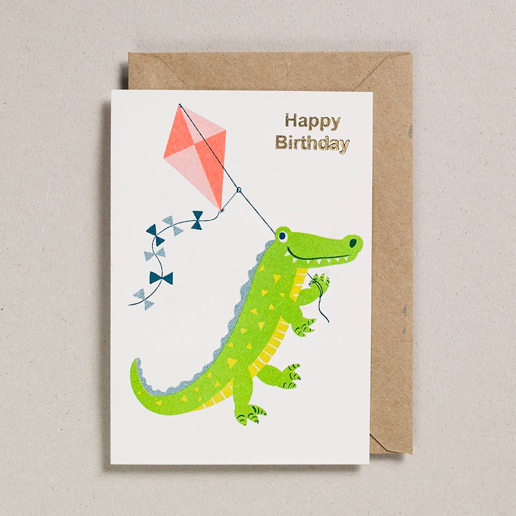 Confetti Pets Cards  Happy Birthday Croc