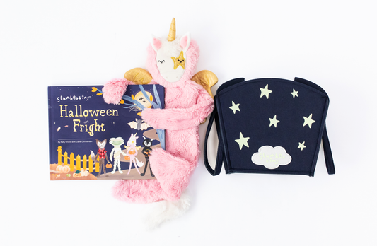 Halloween Gift Set -Pegasus Snuggler + Halloween Fright Book