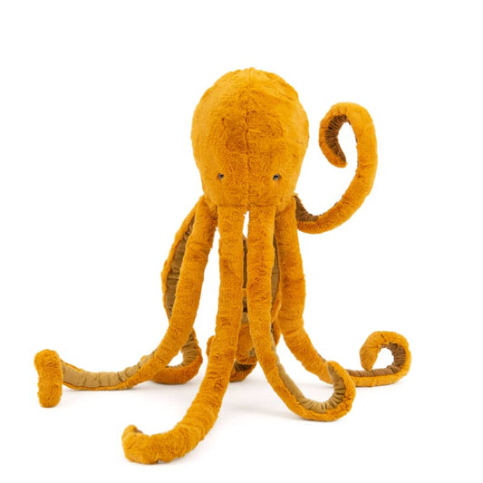 Octopus Plush (large) - Stuffed Toy Gold