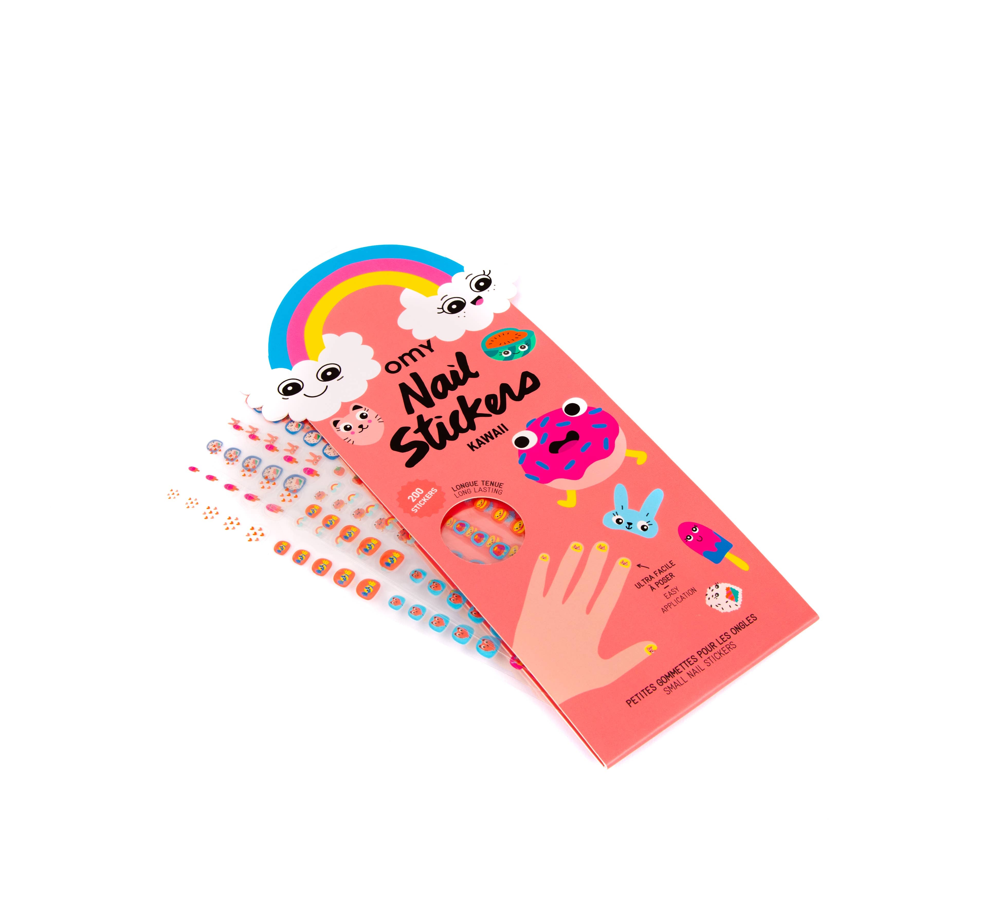 200 Kawaii Nail stickers