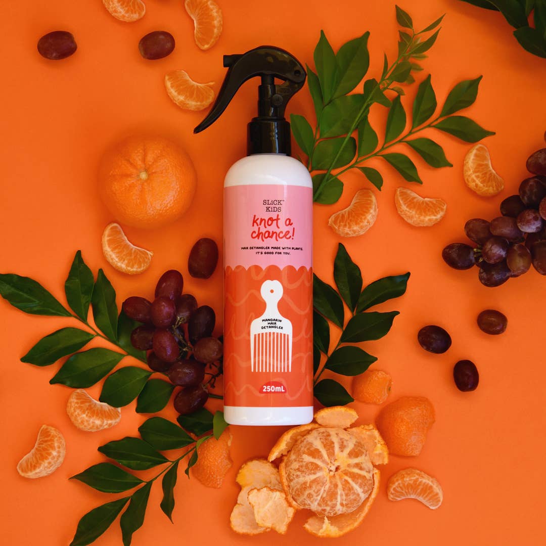 Natural Plant Based Hair Detangler in Mandarin and Grape