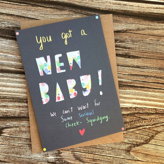 New Baby greeting card