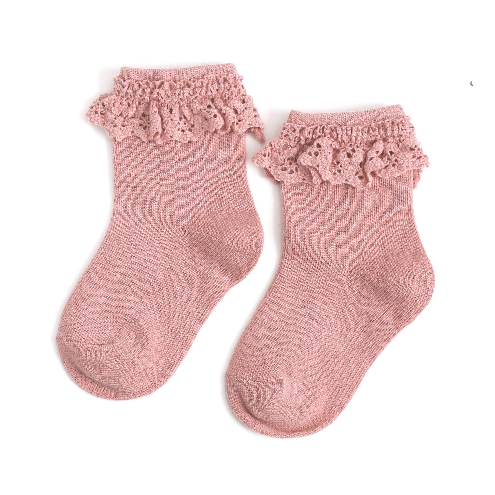 Blush Pink Lace Midi Sock – Little Waves Kids