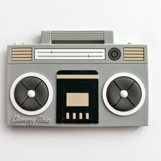 Boom Box Silicone Teether